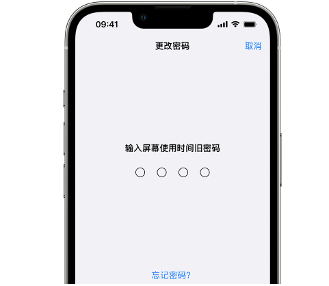 东安iPhone屏幕维修分享iPhone屏幕使用时间密码忘记了怎么办 