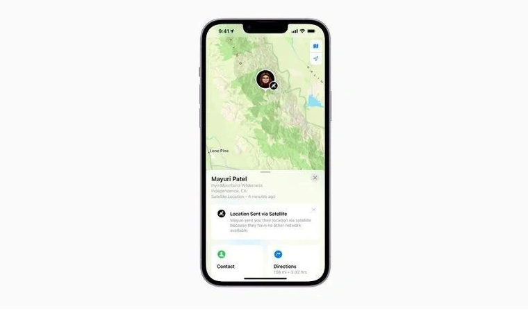 东安苹果14维修分享iPhone14系列中 FindMy功能通过卫星分享位置方法教程 